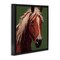 Stupell Industries Modern Horse on Green Floating Frame, design by Wani Pasion